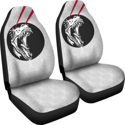 Raptors Laser Eyes Car Seat Covers (set of 2)