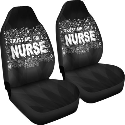 Trust Me I'm A Nurse Car Seat Covers (set of 2)