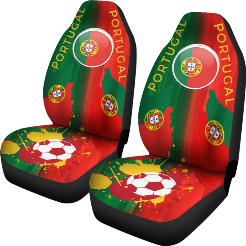 World Cup Portugal Car Seat Covers (set of 2)