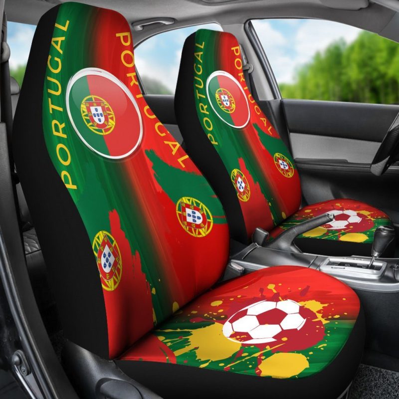 World Cup Portugal Car Seat Covers (set of 2)