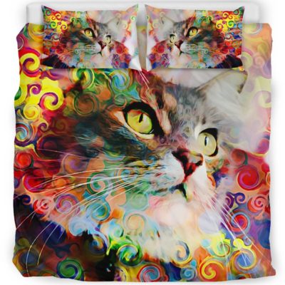 Rainbow Cat Bedding Set Th72