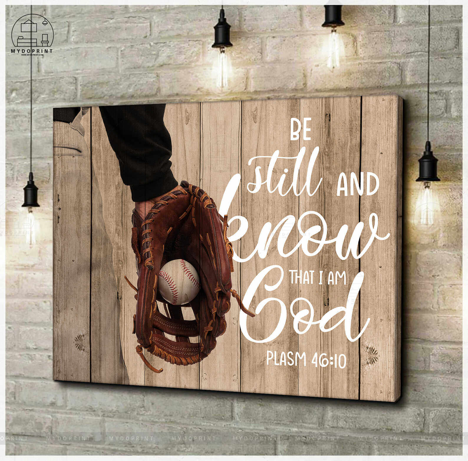 Be Still and Know That I Am God Baseball Canvas - Art Hoodie