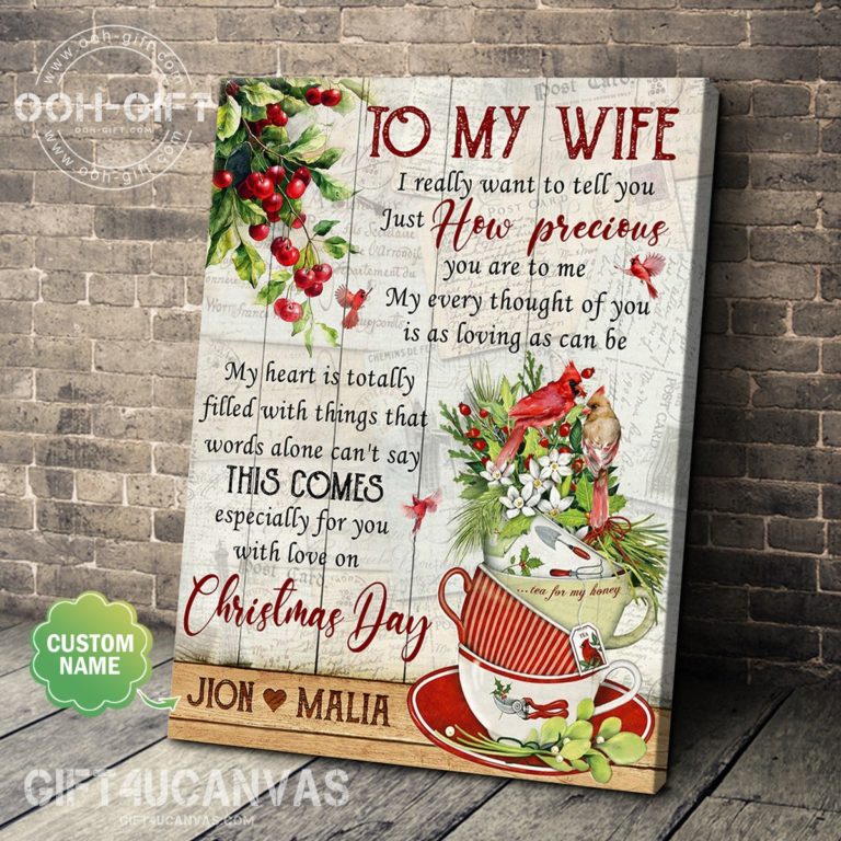 Canvas - Wife/Husband - Christmas Day