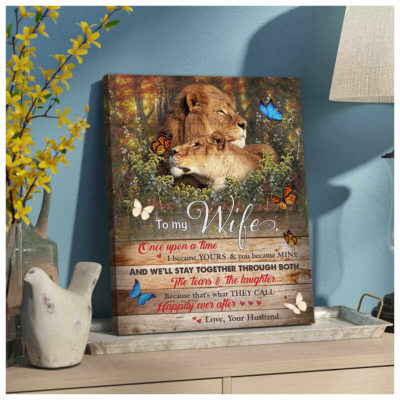 Lion To My Wife Canvas