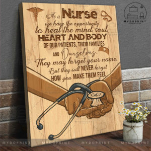 As A Nurse Canvas