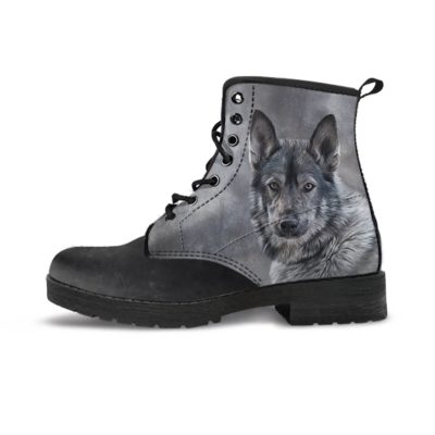 Bohemian Wolf Leather Boots