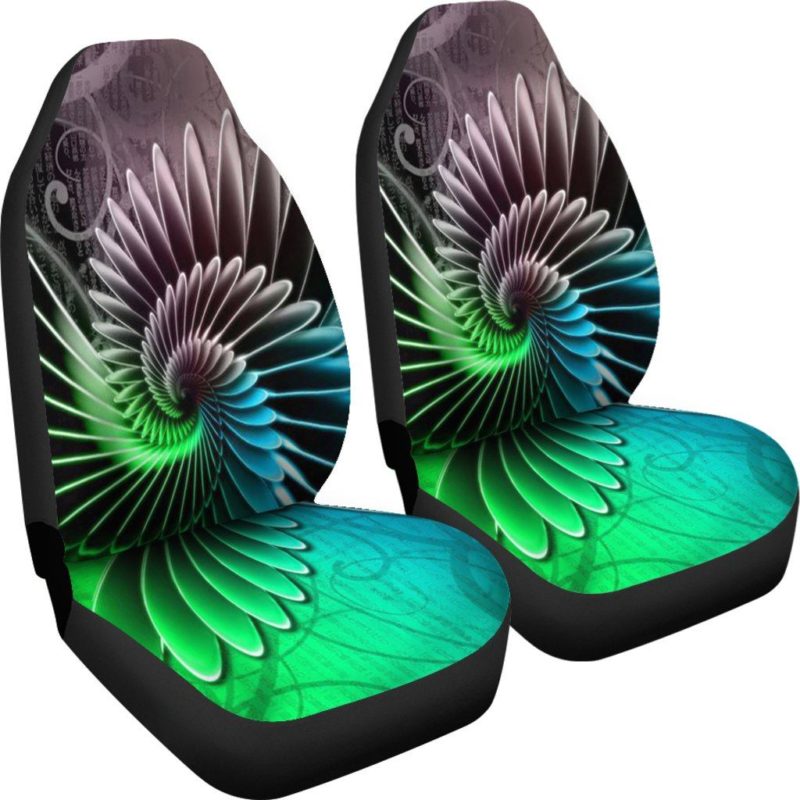 Floral Spiral Car Seat Covers (set of 2)