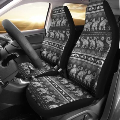 Elephant Mandala Car Seat Covers (set of 2)