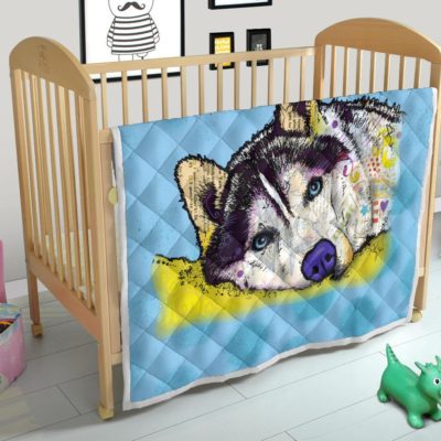 Husky Premium Quilt - Dean Russo Art Bedding Set