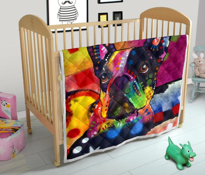 French Bulldog Premium Quilt - Dean Russo Art Bedding Set
