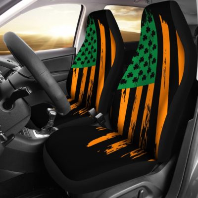 Irish USA Flag Car Seat Covers (set of 2)