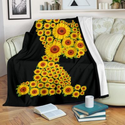 Sunflower Snoopy - Premium Blanket