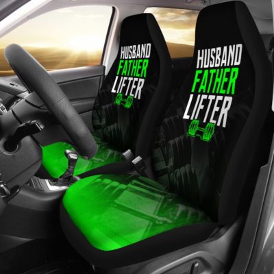 Husband Father Lifter Car Seat Covers (set of 2)