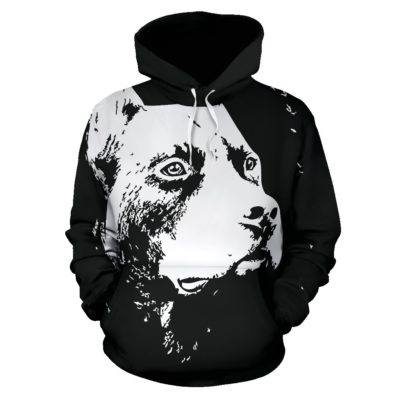Rainbow Pitbull Pullover Hoodie