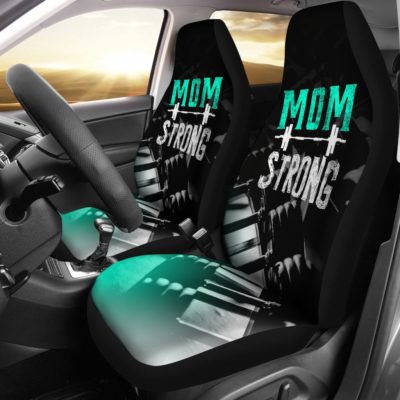 Mom Strong Car Seat Covers (set of 2)