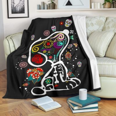 Colourful Snoopy - Premium Blanket
