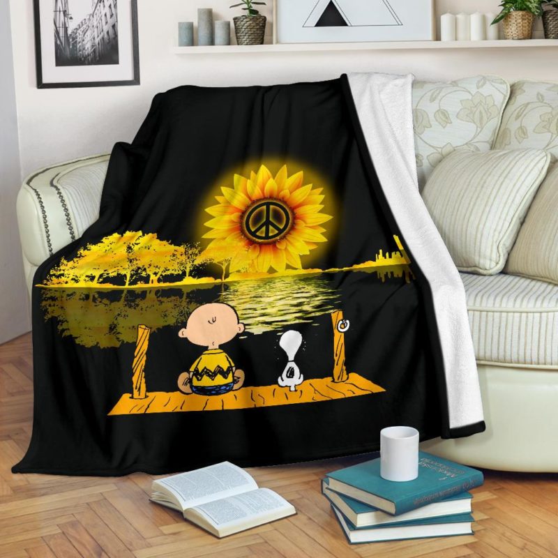 Peaceful Snoopy - Premium Blanket