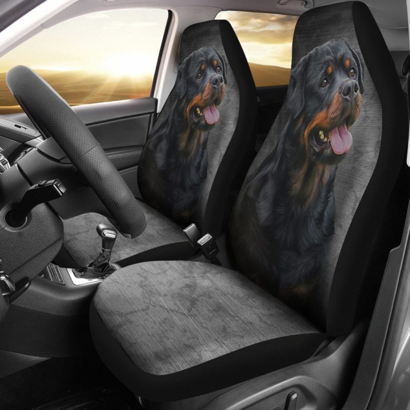 Rottweiler Car Seat Covers (set of 2)