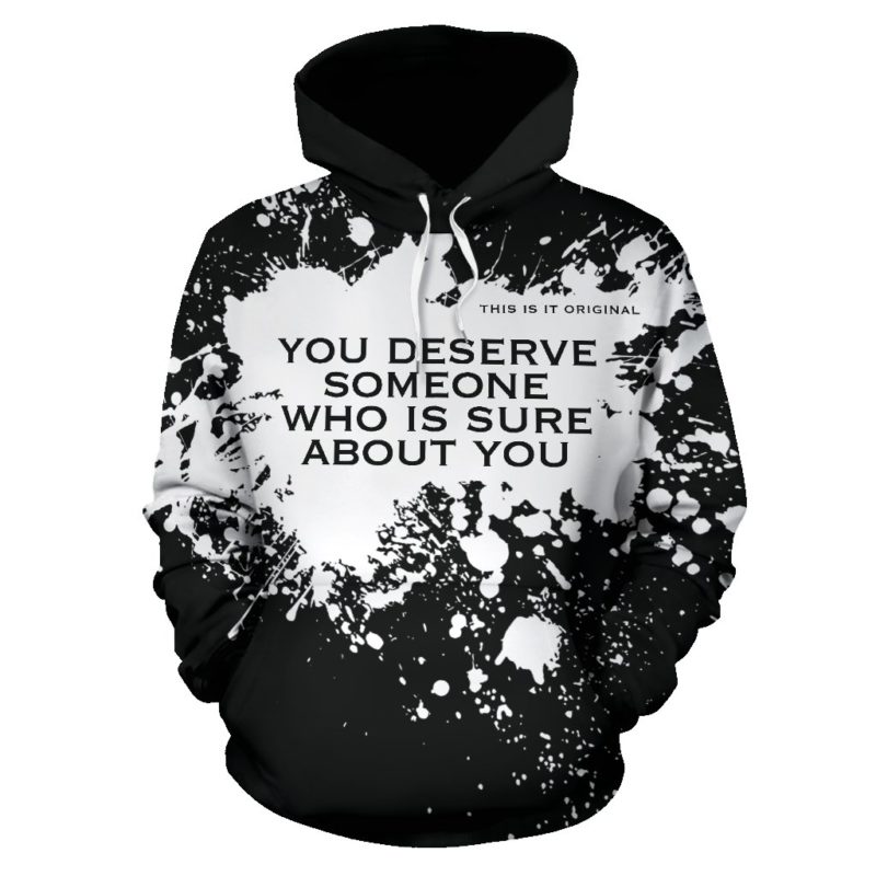 You inspire people who pretend to not even see you, trust me. Colorful Fresh Art Design Pullover Hoodie