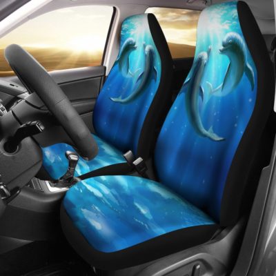Dolphin Love Car Seat Covers (set of 2)