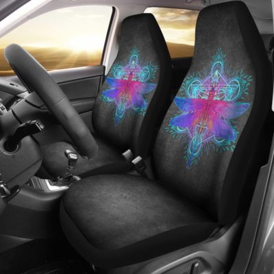 Dragonfly Mandala Car Seat Covers (set of 2)