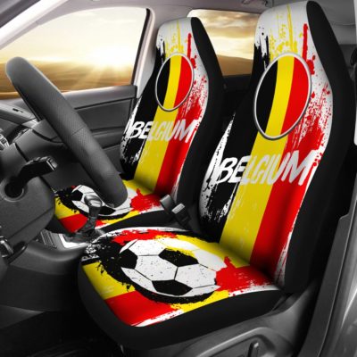 Belgium Soccer Car Seat Covers (set of 2)