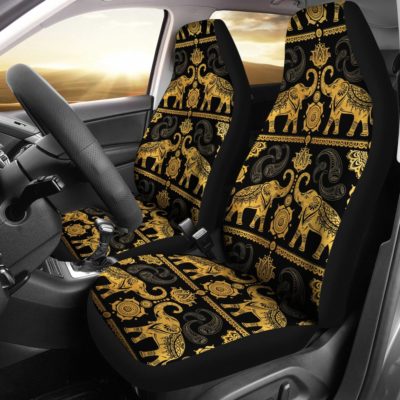 Golden Mandala Car Seat Covers (set of 2)