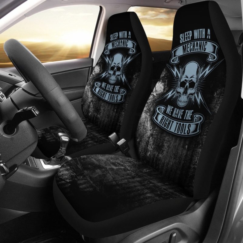 Sleep With A Mechanic Car Seat Covers (set of 2)