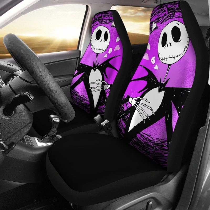Jack Skellington Purple - Car Seat Covers (set of 2)