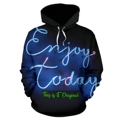 "It Was All A Dream" Neon Design Pullover Hoodie