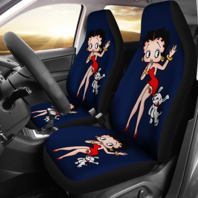 Navy Betty Boop - Car Seat Covers (set of 2)