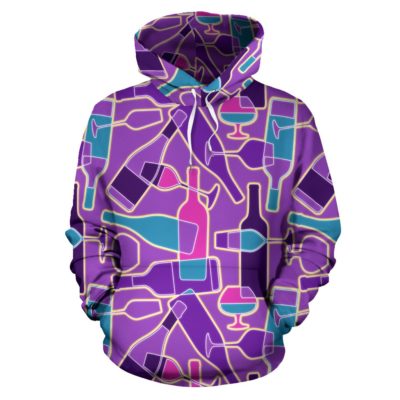 Abstract French Bulldog Pullover Hoodie