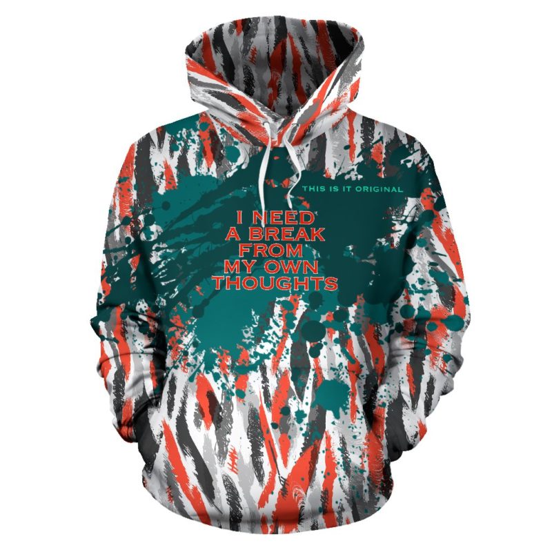 Neon Dark Blue Color Sneak Violet Street Art Design Hoodie. - Pullover Hoodie