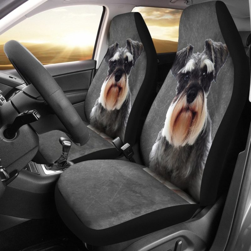 Schnauzer Car Seat Covers (set of 2)
