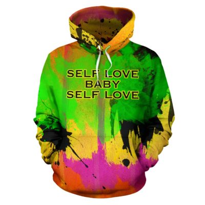 Self Love is the greatest middle finger of all the time. Positive & Boss Girl Quote in one Pullover Hoodie