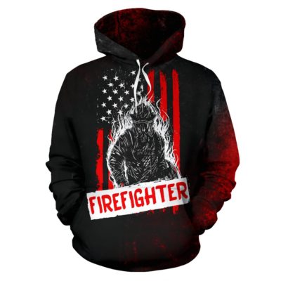 American Firefighter Pullover Hoodie