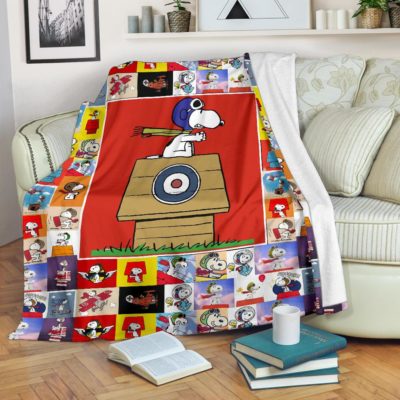 Snoopy Aviator - Premium Blanket