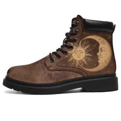 Brown Bohemian Sun & Moon All-Season Leather Boots