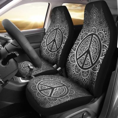 Peace & Love Car Seat Covers (set of 2)