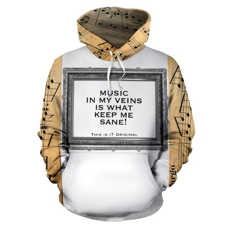 Music is basically the only thing that understands me. Music in Silver Frame Edition Pullover Hoodie