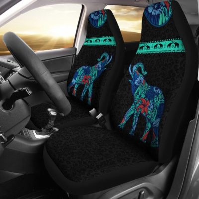 Floral Elephant Car Seat Covers (set of 2)