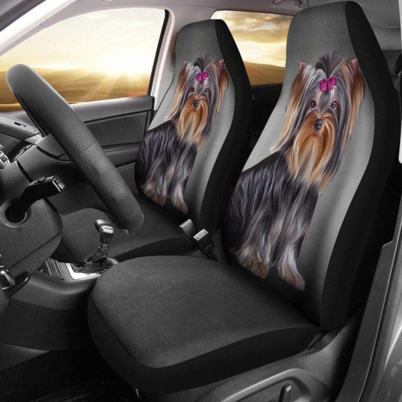 Yorkshire Terrier Car Seat Covers (set of 2)
