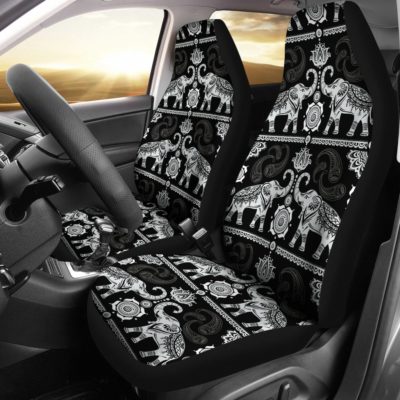 Good Fortune Elephant Car Seat Covers (set of 2)