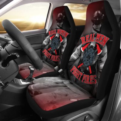 Real Firefighters Car Seat Covers (set of 2) - firefighter bestseller Car Seat Covers (set of 2)