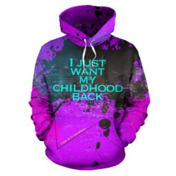 Watch me manifest everything I want. Colorful Fresh Art Design Pullover Hoodie