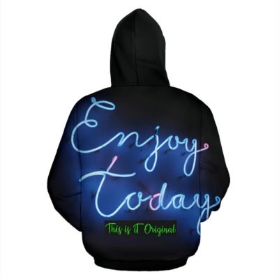 "It Was All A Dream" Neon Design Pullover Hoodie