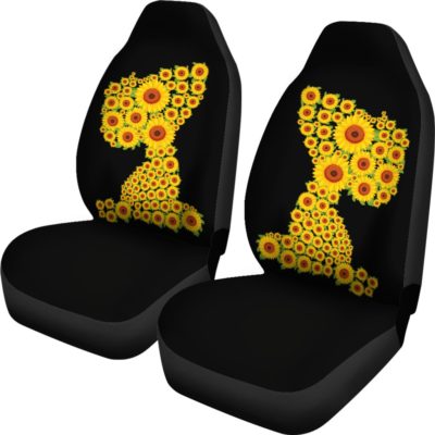 Sunflower Snoopy - Car Seat Covers (set of 2)