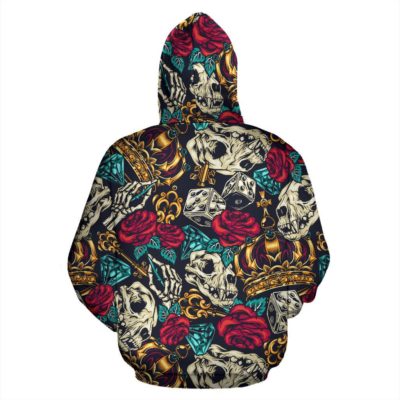 Letting go or holding on. Luxury Abstract Camouflage Art Pullover Hoodie