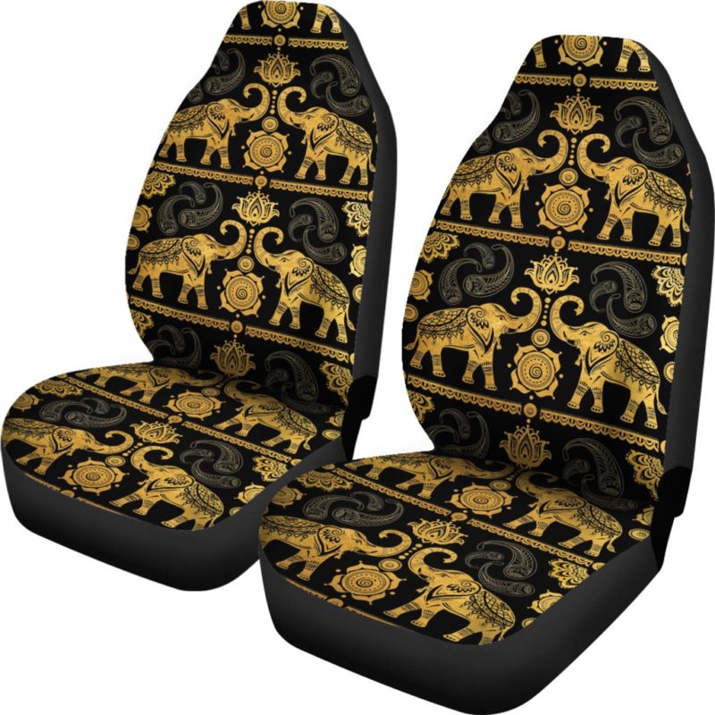 Golden Mandala Car Seat Covers (set of 2)