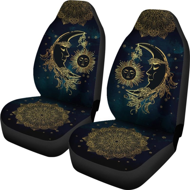Sun & Moon Signs Car Seat Covers (set of 2)